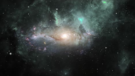 Galaxien-Zwischen-Nebeln-Im-Universum