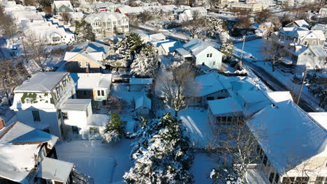 Casas-En-Nueva-Inglaterra-Invierno-Nieve