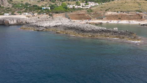 Drone-Sea-Mountain,-San-Vito-Lo-Capo,-Sicilia