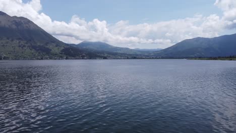 Beautiful-drone-shot-at-Lake-San-Pablo