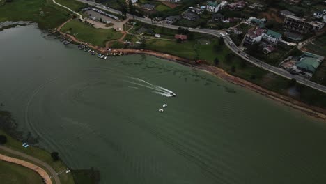 aerial-view-of-jet-sailing-in-the-lake-water-of-Gregory-Lake-Sri-Lanka