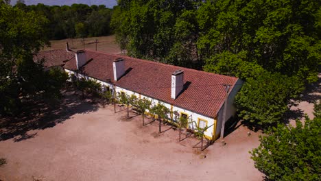 Aerial-View-Rural-Portuguese-Bed-and-Breakfast-Accommodation-Quaint-Room