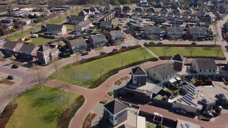 beautiful-scenery-of-houses-in-nice-neighborhood-suburban-drone-shot