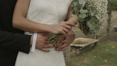 Wedding-Bridal-Bouquet,-Romantic-day