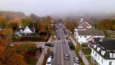 stowe-vermont-downtown-aerial-in-4k