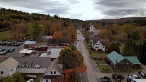 Luftbild-über-Zuckerahorn-In-West-Vermont