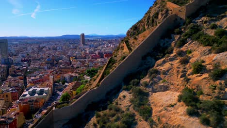 Revealing-areal-shot-of-Alicante-in-Spain
