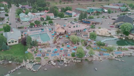 Vista-Aérea-Del-Resort-Pagosa-Springs-En-Colorato-Springs