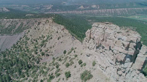 Aerial-view-of-big-rocky-mountains-in-country-side-of-Colorado