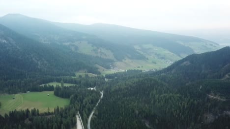 Morning-Aerial-Shot-of-an-Italian-valley