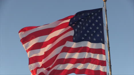 Una-Bandera-Americana-En-Cámara-Lenta