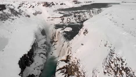Drone-shot-above-Vatnajokull-glacier-in-Iceland-during-winter