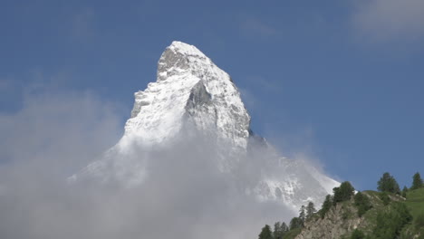 Impresionantes-Vistas-Del-Majestuoso-Cervino-Cerca-De-Zermatt,-Suiza