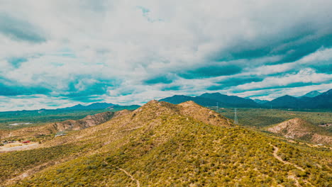 Surreal-flyover-timelapse-of-a-mountain-in-Mexico