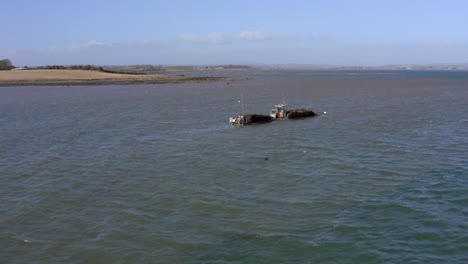 Schalentierboote-Auf-Der-Newtownards-Halbinsel-Im-County-Down-Liefern-Schalentiere-An-Restaurants-Auf-Der-Ganzen-Welt