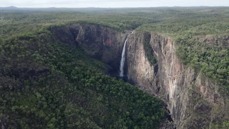 Protected-And-Dense-Forest-At-Girringun-National-Park-With-Wallaman-Falls,-QLD,-Australia