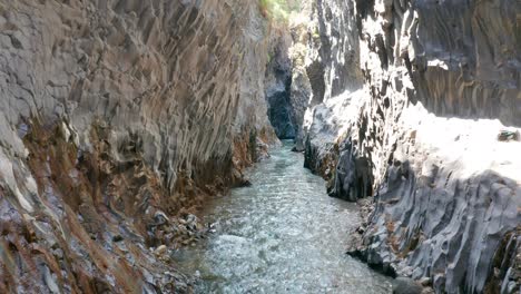 flying-inside-Alcantara-river-gore-in-Sicily-without-people