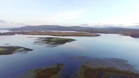 Isle-of-Skye-Aerial-Footage-mountains,-Dunvegan-rivers-and-geological-formations-Clip-14---Drone