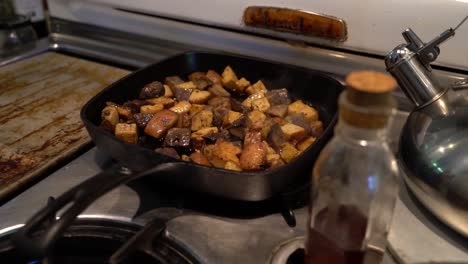 Potatoes-are-cooked-in-a-pan