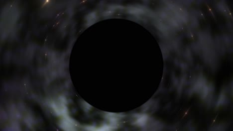 Slow-zoom-into-supermassive-black-hole-in-grey-nebula