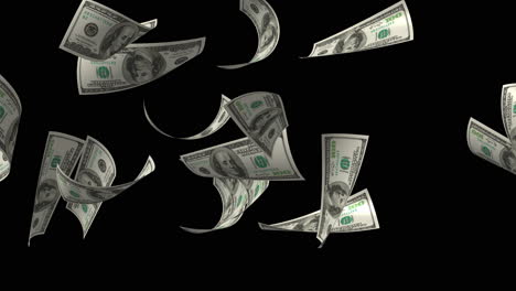 Gelddollar,-Die-In-Der-Luft-Fliegen-Und-Ausgaben,-Reichtum-Und-Geldbestätigungen-Darstellen