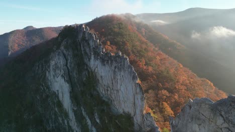 Seneca-Rocks-Wv-Drohne-Fliegt-Raus