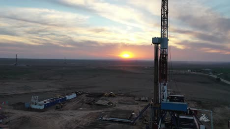 Aerials-of-Gas-and-Oil-rig-wells-in-the-desert
