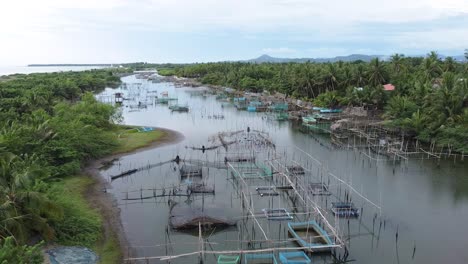 Fischteich-Auf-Der-Nordinsel-Der-Philippinen