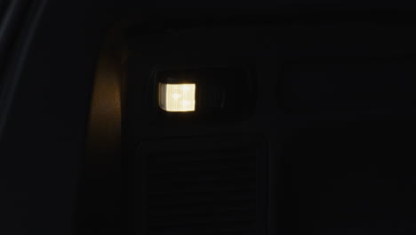 Close-up-of-an-emergency-car-trunk-flashlight