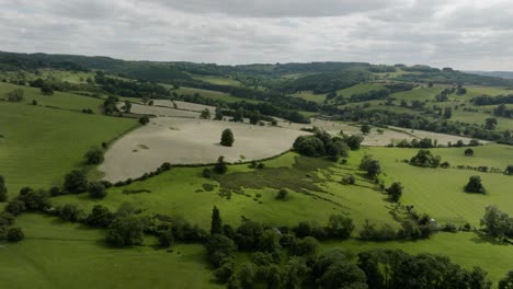 Panoramic-Aerial-Landscape-Cotswolds-Summer-Countryside-Beautiful-Picturesque-Stunning-Aerial-View