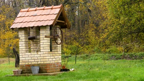 Water-Well-In-The-Farm,-Europe