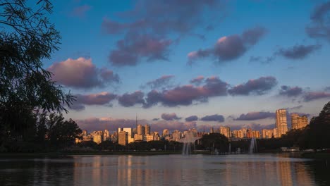 Nature-Golden-Hour-Timelapse-at-Ibirapuera-Park