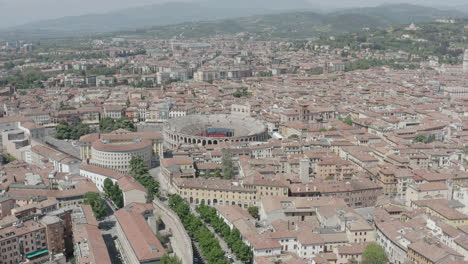 Verona-drone-shot-in-4K-of-Colosseum