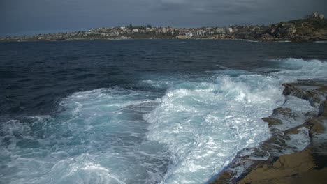 White-waves---Gordon's-Bay,-Australia---Empty---Corona-Pandemic