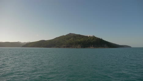 Densely-Forested-Inlet-Surrounded-By-Calm-Blue-Waters-Of-The-Great-Barrier-Reef