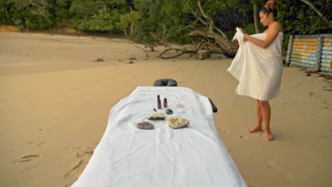 Yoni-Eggs-And-Essential-Oils-On-Massage-Table-At-Echo-Beach