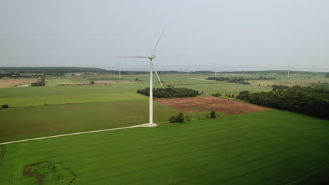 Drone-footage-of-a-wind-turbine-generating-energy-from-wind