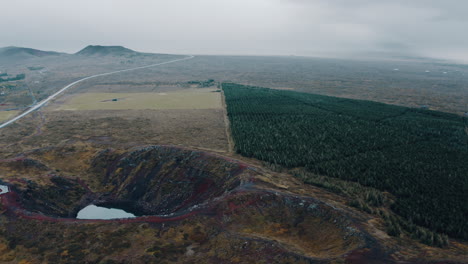 Drone-footage-of-a-volcanic-crater