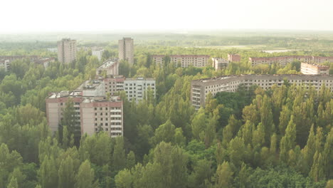 Aerial-overview-of-the-abandoned-Pripyat-ghost-town-in-Chernobyl-exclusion-zone