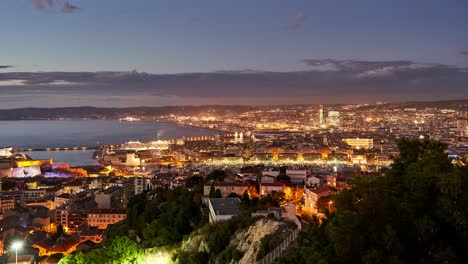 Marseille-city-skyline-night-timelapse.-France