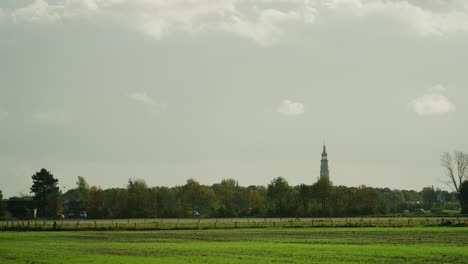 Rural-area-near-the-city-of-Middelburg-with-a-view-of-the-big-tower-Lange-Jan