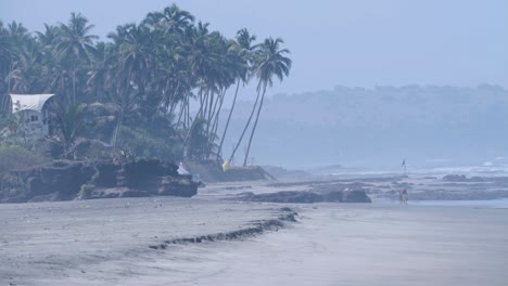Beach-side-village-in-Coastal-India