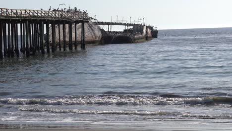 Seacliff-State-Beach-In-Santa-Cruz,-Kalifornien,-Ist-Bekannt-Für-Seinen-Pier-Zum-Angeln-Und-Das-Versunkene-Marineschiff-Ss-Palo-Alto