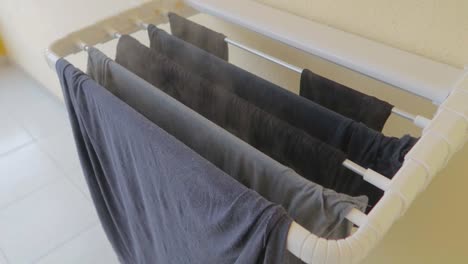 A-view-of-hanged-washed-clothes-steaming