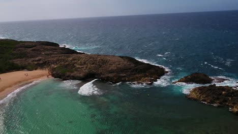 Droning-the-cove-Playa-Mar-Chiquita-in-Minati-Puerto-Rico