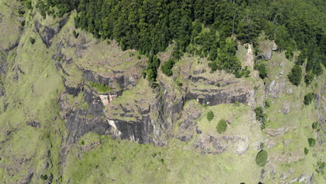 Aerial:-Drone-Sri-Lanka-Ella-Rock-tilting-down