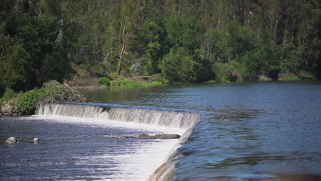 wide-shot-of-a-small-weir-at-a-river