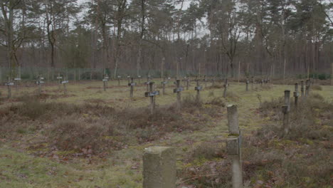 Pan-over-old-gravestones-at-graveyard