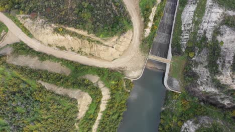 Top-down-sinking-view-of-the-Everton-Dam