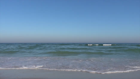 Leerer-Strand-Und-Meer-Für-Den-Hintergrund